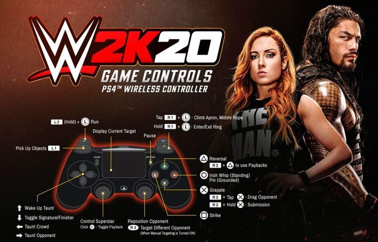 WWE 2K20 Control System