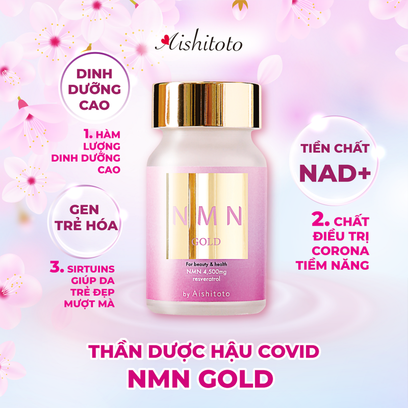 Thực phẩm chức năng NMN Gold xem là “thần dược” phục hồi hậu covid tốt nhất