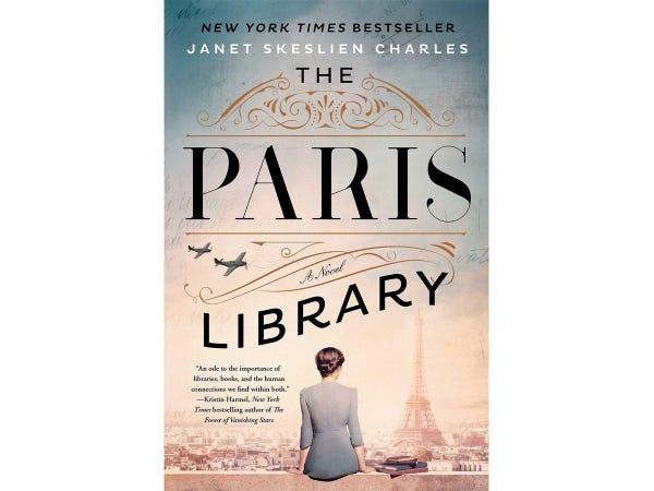 The cover of The Paris Library by Janet Skeslien Charles
