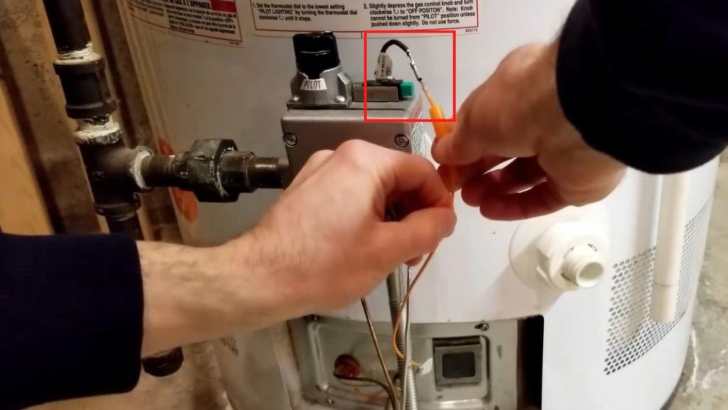  pull out the orange connector to the spark wire