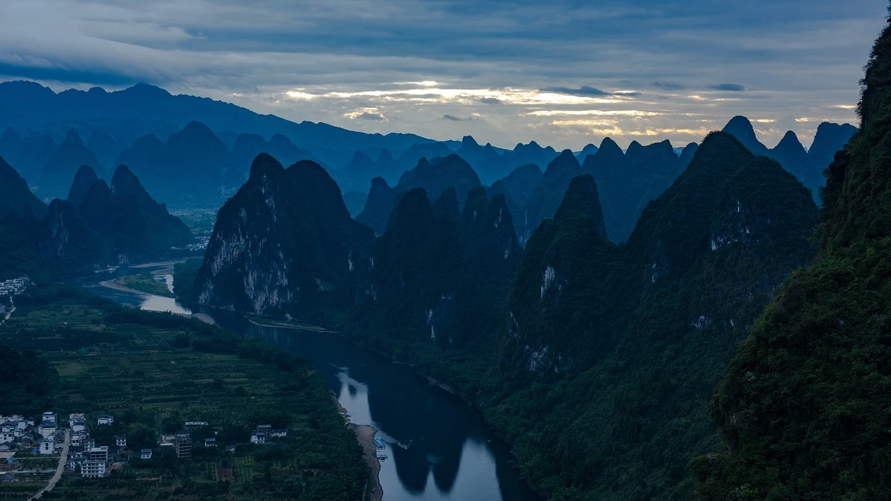 The Li River and Guilin's Karst Landscape