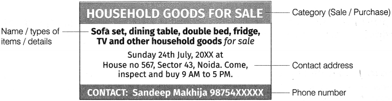 Sale And Purchase Ad In Newspaper
