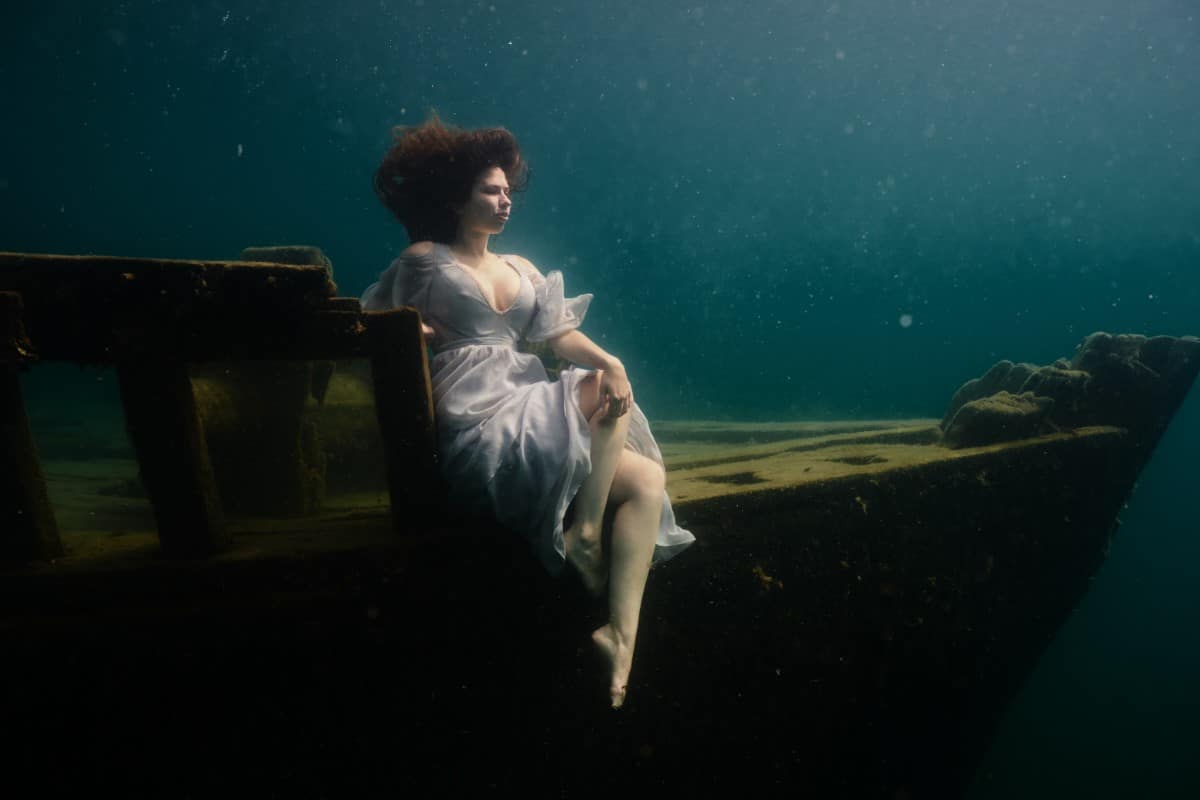 World Record Underwater Photo Shoot by Steve Haining