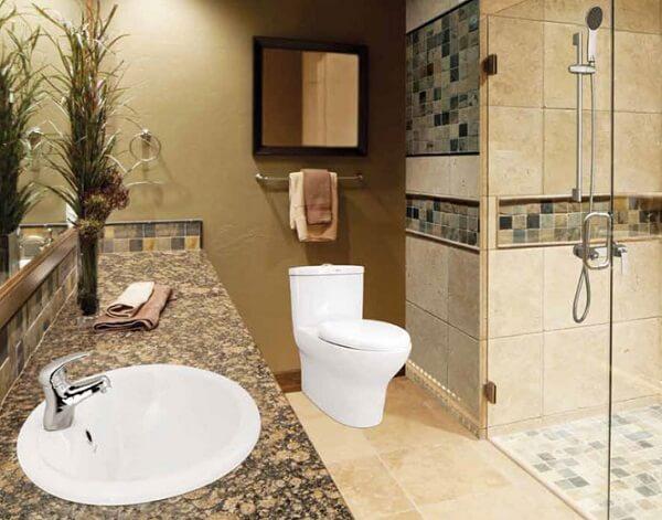 Bồn cầu xả vừa đủ lượng nước, sạch sẽ và tiết kiệm
