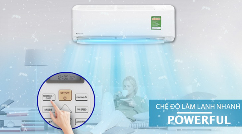 Công nghệ làm lạnh nhanh Powerful trên CS-N9WKH-8