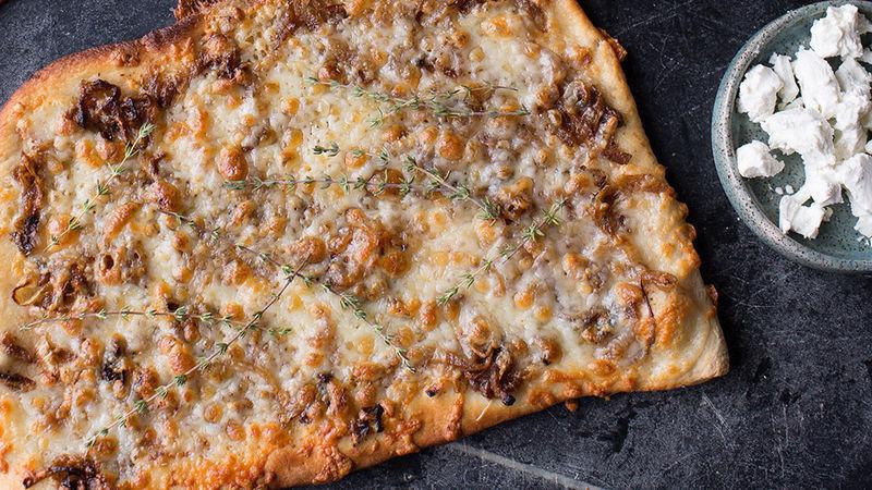 French Onion Flatbread Recipe - Tablespoon.com