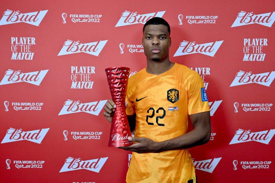 Denzel Dumfries shone for the Netherlands at the World Cup 