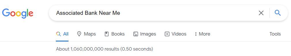 Associated Bank near me Google Search 