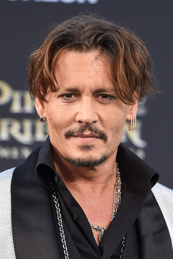 Johnny Depp Spotted Anchor Beard Mustache Style