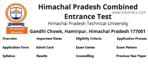 HPCET exa conducted by Himachal Pradesh Technical Univeristy Releases it’s application forms.
