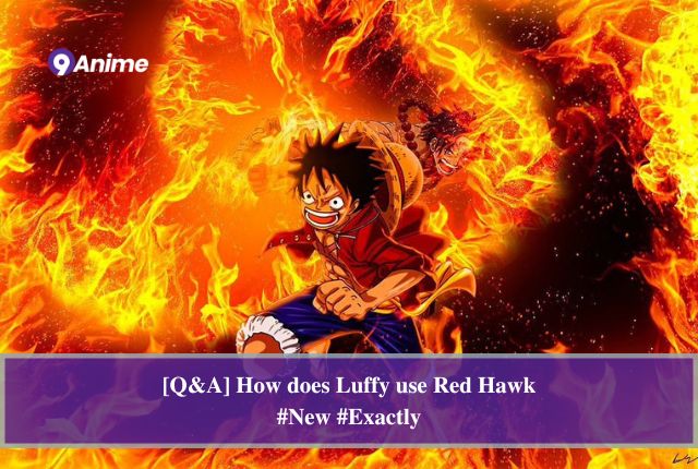 Luffy use Red Hawk