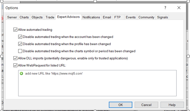 Using Custom Expert Advisor for Algo in MT4