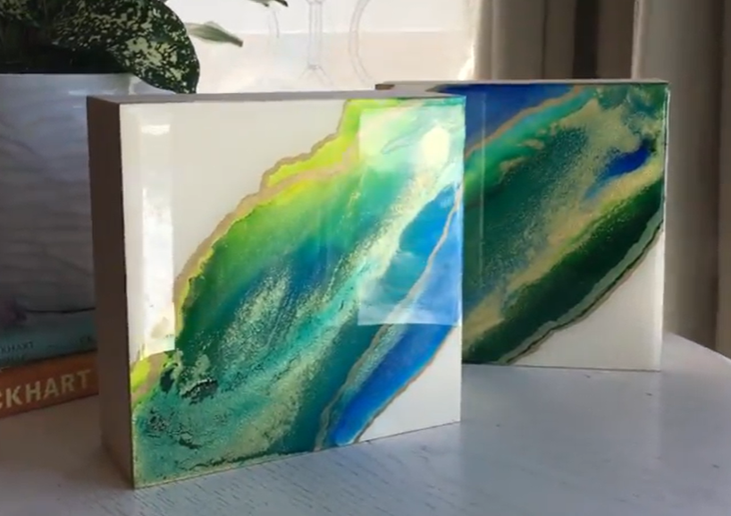 painting in resin