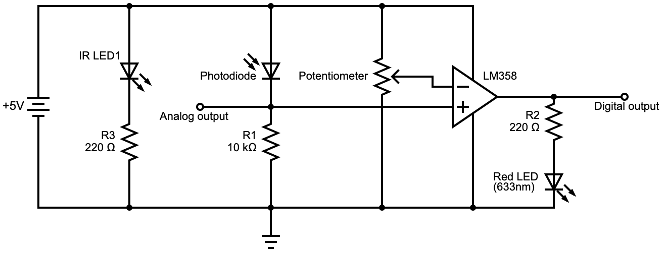 Proximity Sensor: A Contactless Sensor Ideal For Delicate or Unstable ... Circuit Diagram