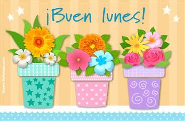 Tarjetas para los días de la semana, postales animadas