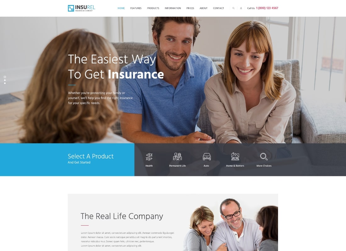 InsuRel |  Thème WordPress pour la finance et l'assurance