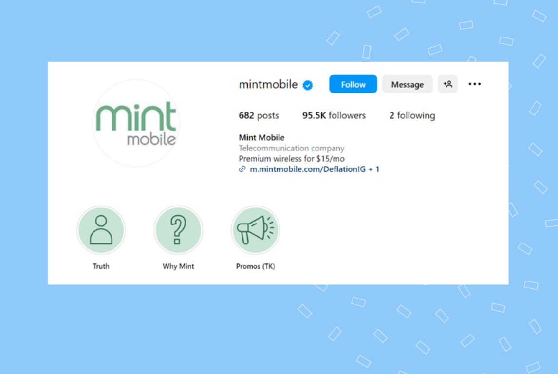 Image showing how to add FAQs using an Instagram highlight 