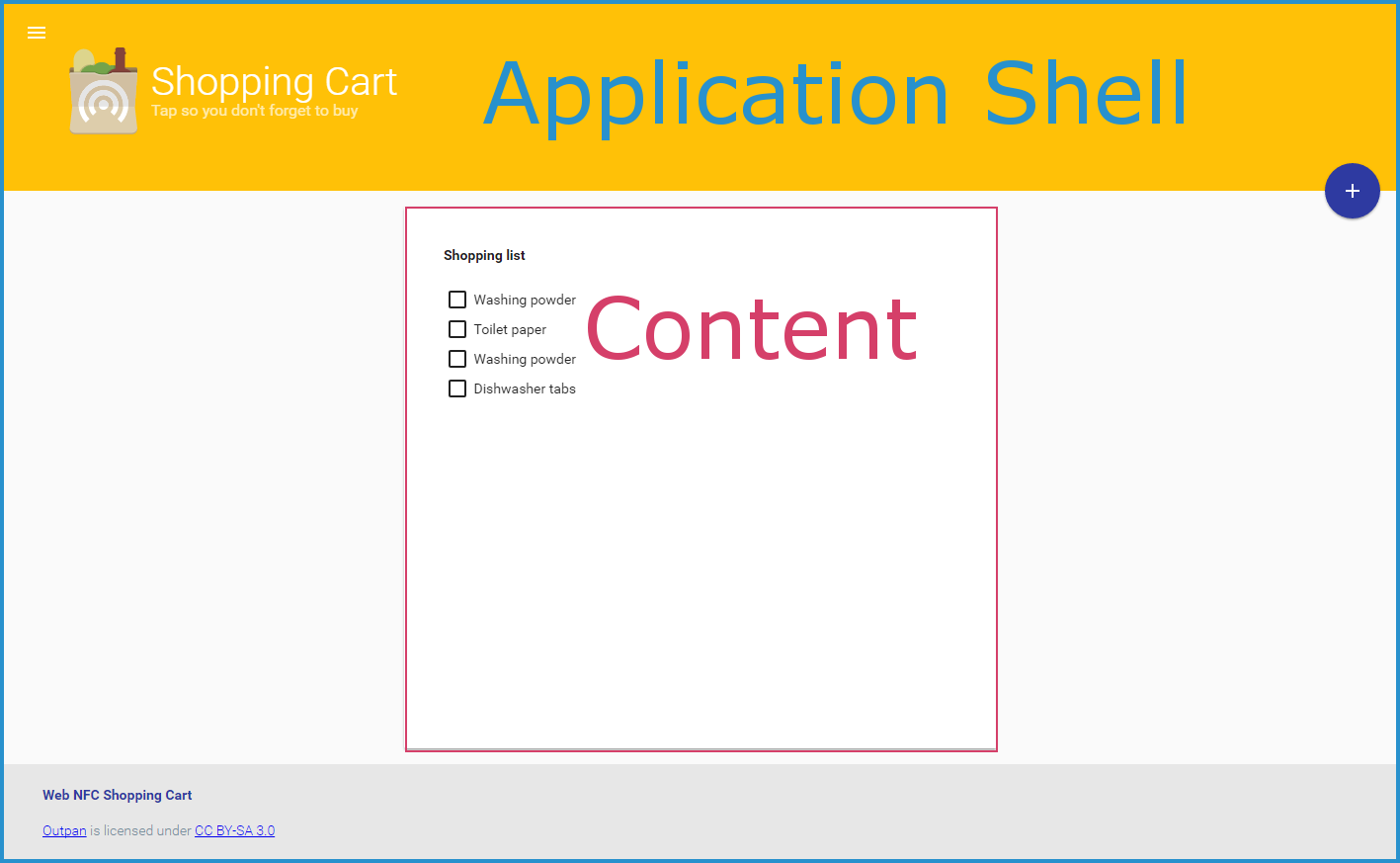 application shell