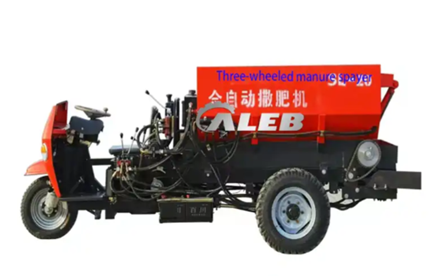 Farm lawn grass seed self-propelled broadcast compost spreader