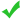 green checkmark