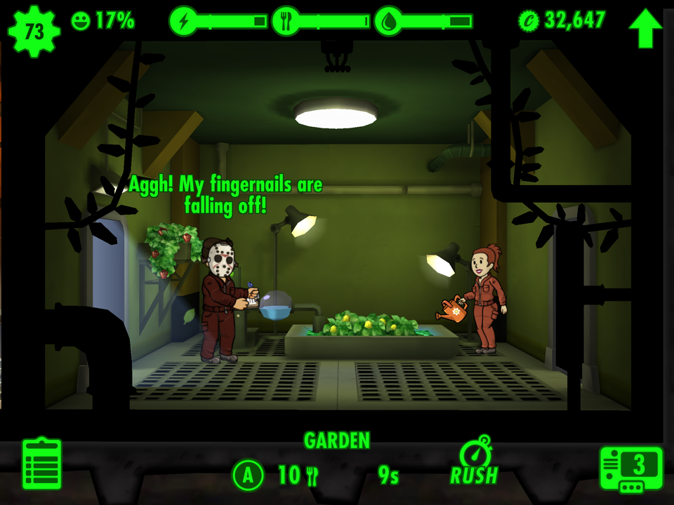 Garden in Fallout Shelter
