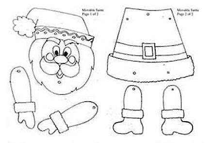 Manualidades de Navidad para imprimir, pintar y recortar | Colorear imágenes