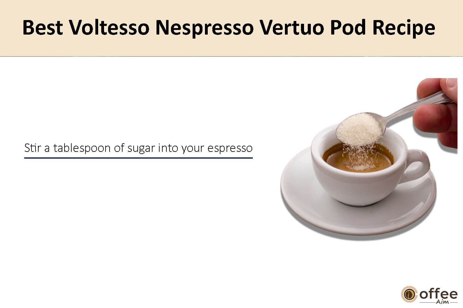 In this image, I clarify the preparation instructions for crafting the finest Voltesso Nespresso Vertuo coffee pod.