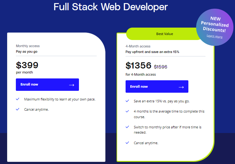 become a stack development professional online