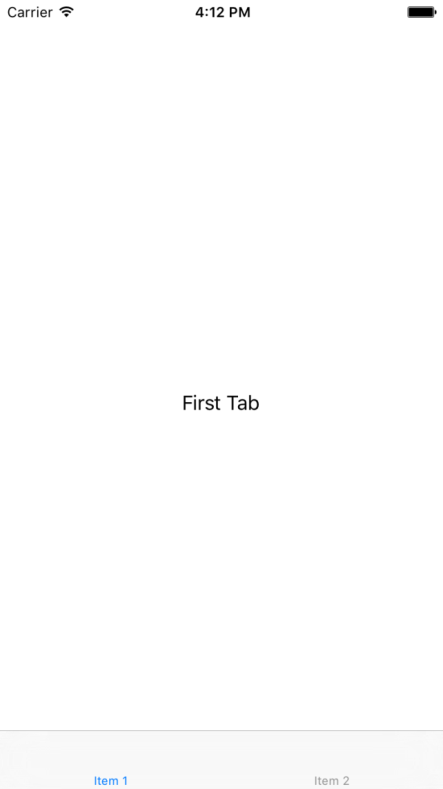 App with Tabs