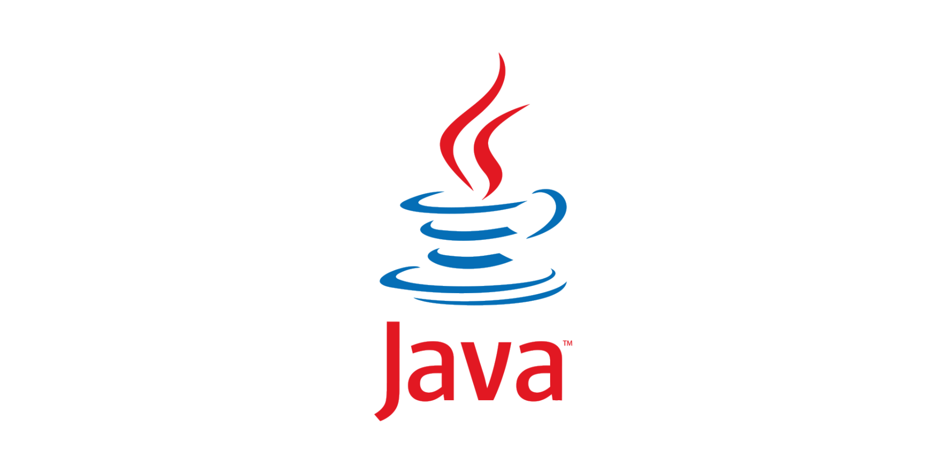 A screen showing Java's logo.