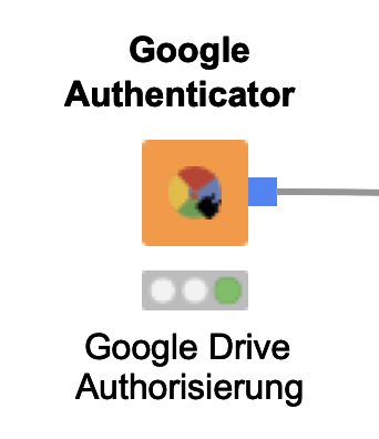 KNIME Google Authenticator Node