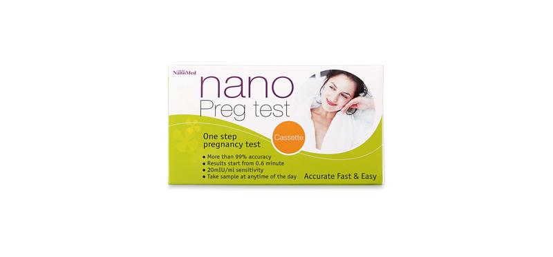 4. NanoMed Nano Pregnancy Test Cassette Model 