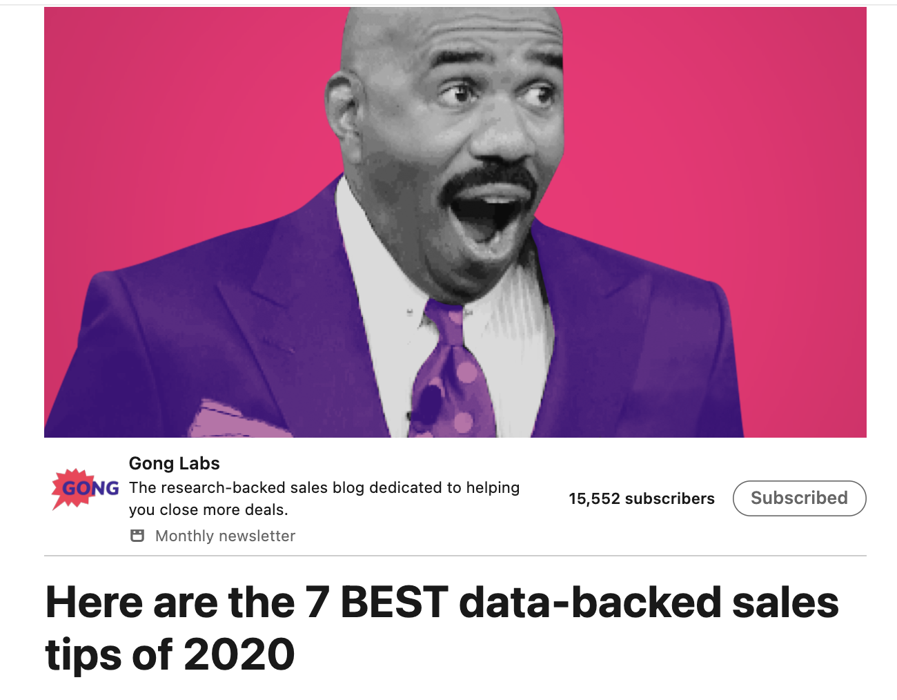 A Man Talking About 7 Best Data-Backed Sales Tips