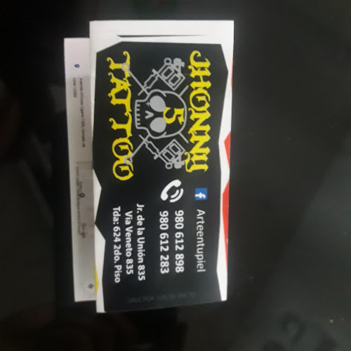 Opiniones de Jhonny 5 Tattoo en Lima - Estudio de tatuajes
