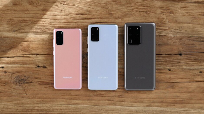 Điện thoại chip snapdragon 865 giá rẻ - Samsung Galaxy S20 Series