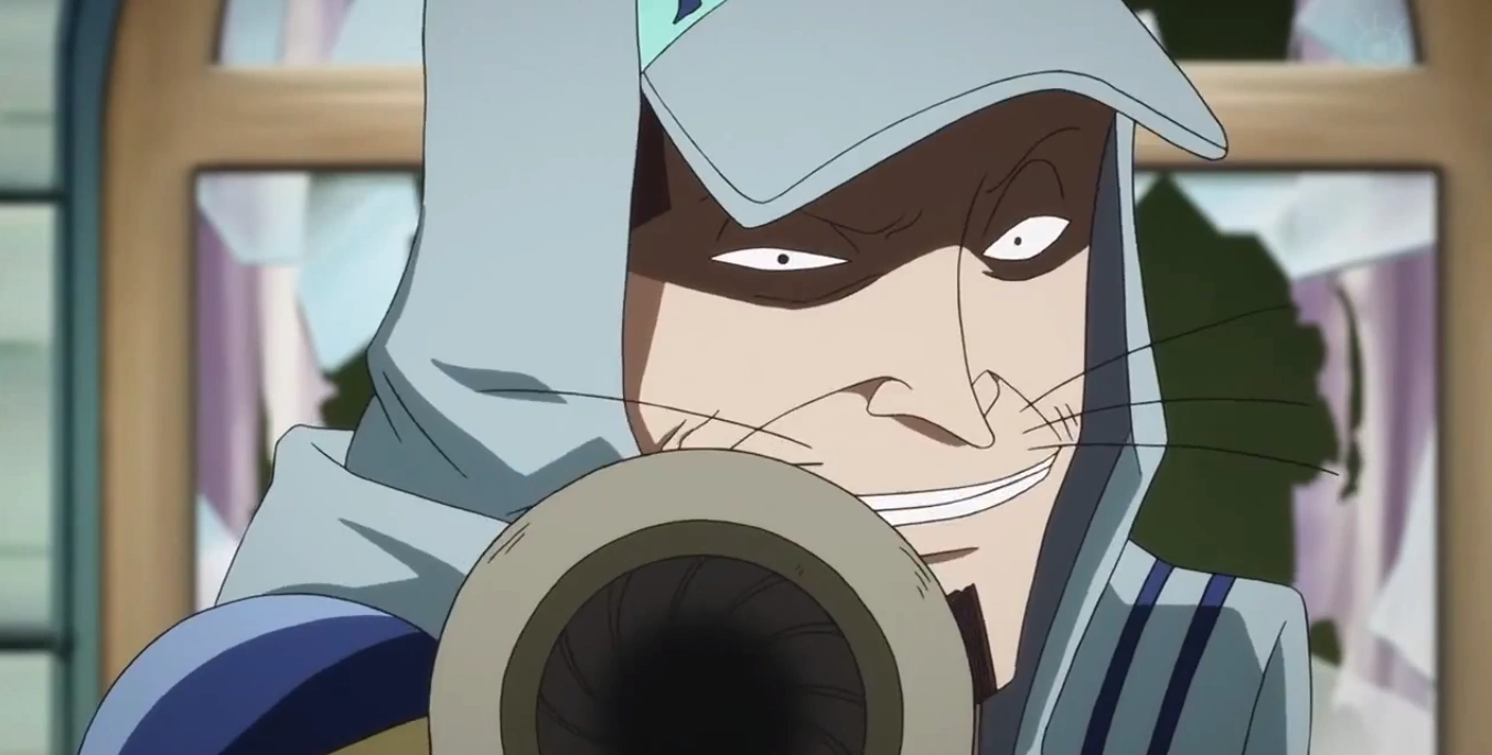 Nezumi in One Piece. Still from the anime