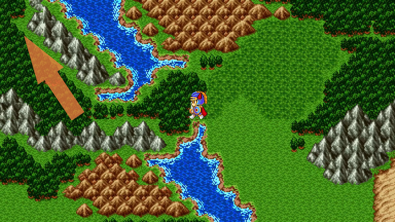 Some indications to reach the Rain Shrine. part 1 | Dragon Quest 1