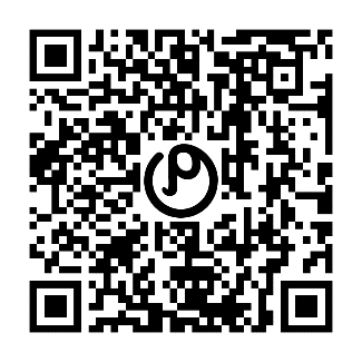 A qr code with a letter b