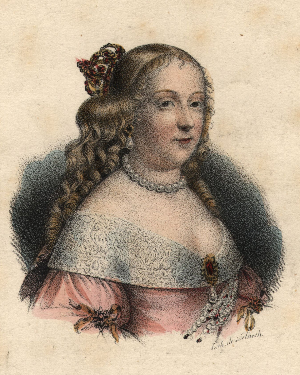 Queen Marie-Therese, Spanish wife of King Louis XIV of France.