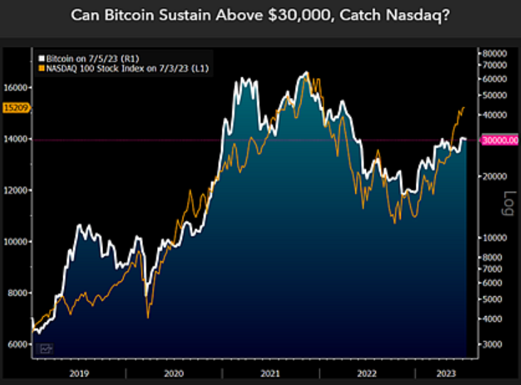 Commodities expert predicts Bitcoin’s fate in H2 2023: Digital gold or volatile Nasdaq companion?