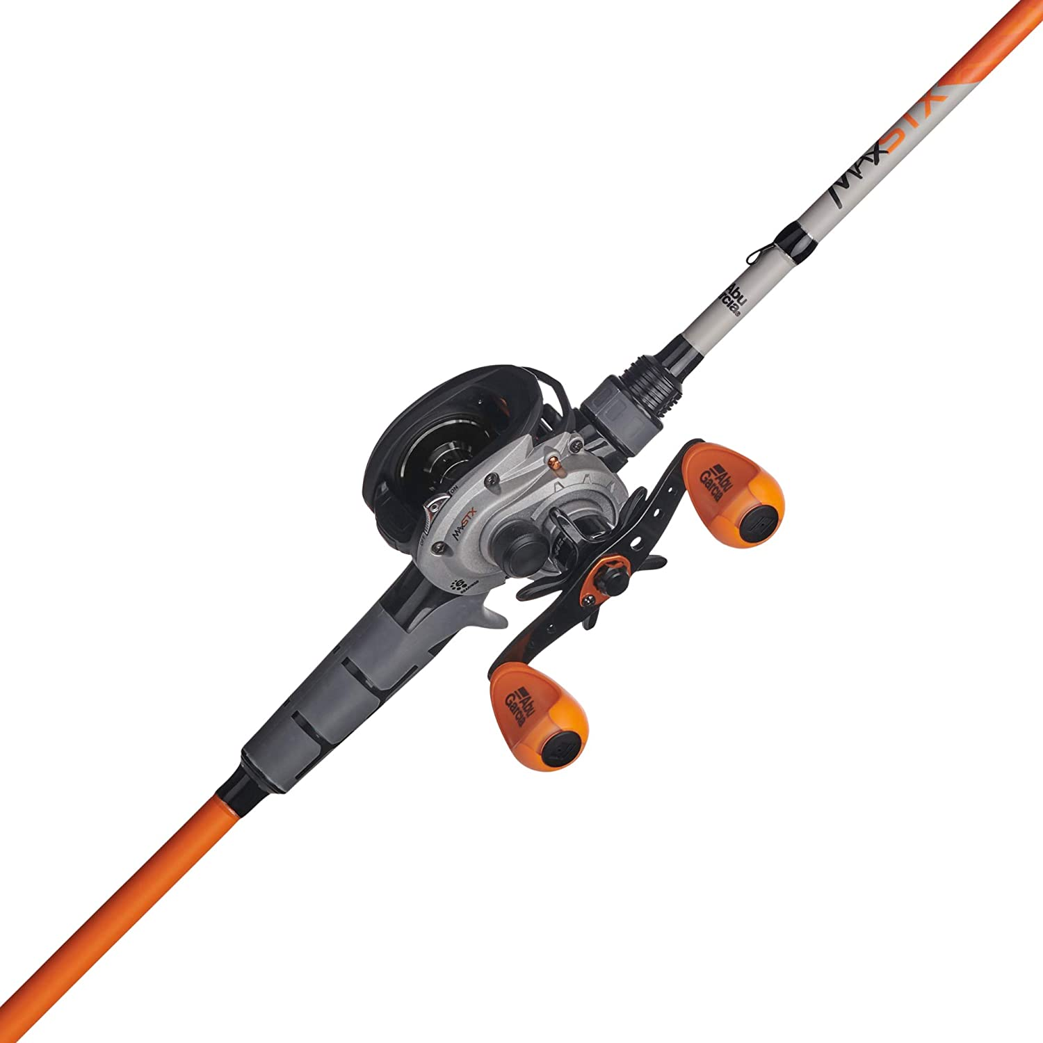 Abu Garcia Max STX Baitcast Reel and Fishing Rod Combo - Best for Freshwater and Saltwater 