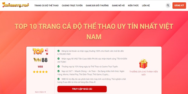 Kingbets.top - Chuyên trang đánh giá các nhà cái uy tín tại Việt Nam