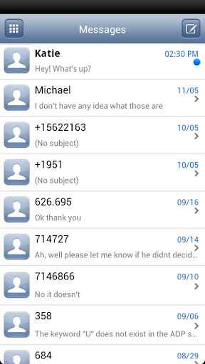 iMessage Blue iPhone GO SMS apk