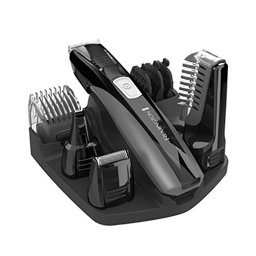 Remington PG525 Head to Toe Lithium Powered Body Groomer Kit, Beard Trimmer (10 Pieces)