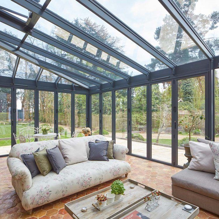 Double-glazed tempered intelligent glass skylight. Source: Pinterest
