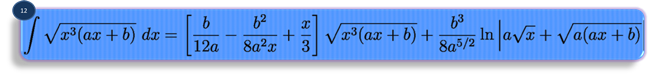 integration formula