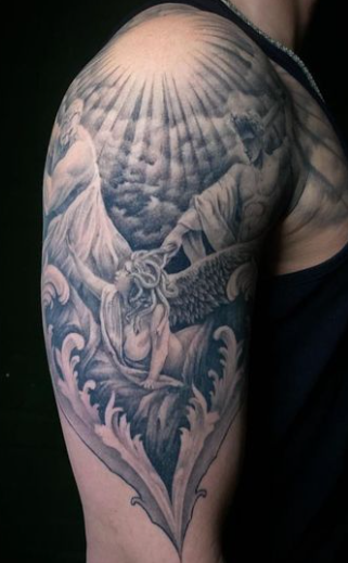 Beautiful Black And Grey Work Piece On 