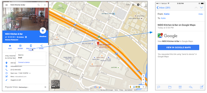 Google Maps Seamless Transition