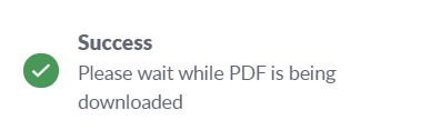 pdf is being downloaded