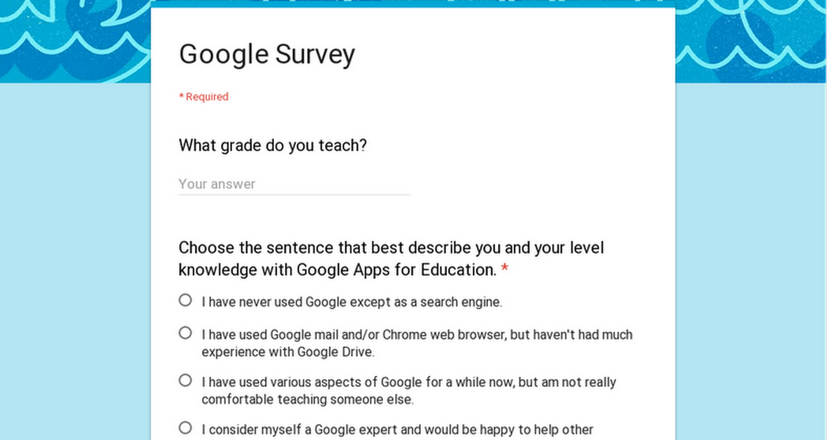 Google Survey